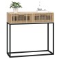 vidaXL Konsolentisch 80x30x75 cm Holzwerkstoff und Eisen vidaXL Konsolentisch 80x30x75 cm Holzwerkstoff und Eisen