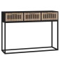 vidaXL Konsolentisch Schwarz 105x30x75 cm Holzwerkstoff und Eisen vidaXL Konsolentisch Schwarz 105x30x75 cm Holzwerkstoff und Eisen
