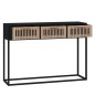 vidaXL Konsolentisch Schwarz 105x30x75 cm Holzwerkstoff und Eisen vidaXL Konsolentisch Schwarz 105x30x75 cm Holzwerkstoff und Eisen