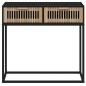 vidaXL Konsolentisch Schwarz 80x30x75 cm Holzwerkstoff und Eisen vidaXL Konsolentisch Schwarz 80x30x75 cm Holzwerkstoff und Eisen
