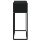 vidaXL Konsolentisch Schwarz 80x30x75 cm Holzwerkstoff und Eisen vidaXL Konsolentisch Schwarz 80x30x75 cm Holzwerkstoff und Eisen