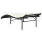 vidaXL Sonnenliege mit Kissen Schwarz 55x199x50 cm Poly Rattan vidaXL Sonnenliege mit Kissen Schwarz 55x199x50 cm Poly Rattan