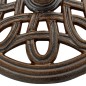 vidaXL Sonnenschirmständer Bronzen 40x40x32 cm Gusseisen vidaXL Sonnenschirmständer Bronzen 40x40x32 cm Gusseisen