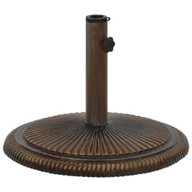 vidaXL Sonnenschirmständer Bronzen 45x45x30 cm Gusseisen