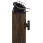 vidaXL Sonnenschirmständer Bronzen 45x45x30 cm Gusseisen vidaXL Sonnenschirmständer Bronzen 45x45x30 cm Gusseisen