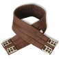 Pferdereiten Sattelset 16" echtes Leder braun 14 cm 5-in-1 Pferdereiten Sattelset 16" echtes Leder braun 14 cm 5-in-1