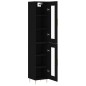 vidaXL Highboard Schwarz 34,5x34x180 cm Holzwerkstoff vidaXL Highboard Schwarz 34,5x34x180 cm Holzwerkstoff