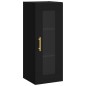 vidaXL Highboard Schwarz 34,5x34x180 cm Holzwerkstoff vidaXL Highboard Schwarz 34,5x34x180 cm Holzwerkstoff
