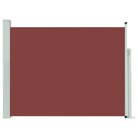 vidaXL Ausziehbare Seitenmarkise 140×500 cm Braun
