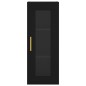 vidaXL Highboard Schwarz 34,5x34x180 cm Holzwerkstoff vidaXL Highboard Schwarz 34,5x34x180 cm Holzwerkstoff
