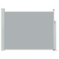 vidaXL Ausziehbare Seitenmarkise 140×500 cm Grau vidaXL Ausziehbare Seitenmarkise 140×500 cm Grau