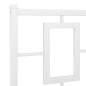 vidaXL Bettgestell mit Kopfteil Metall Weiß 140x190 cm vidaXL Bettgestell mit Kopfteil Metall Weiß 140x190 cm