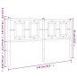 vidaXL Kopfteil Metall Schwarz 135 cm vidaXL Kopfteil Metall Schwarz 135 cm