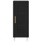 vidaXL Highboard Schwarz 34,5x34x180 cm Holzwerkstoff vidaXL Highboard Schwarz 34,5x34x180 cm Holzwerkstoff