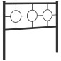 vidaXL Kopfteil Metall Schwarz 100 cm
