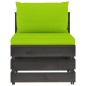 vidaXL 6-tlg. Garten-Lounge-Set mit Kissen Grau Imprägniertes Holz vidaXL 6-tlg. Garten-Lounge-Set mit Kissen Grau Imprägniertes Holz