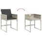 vidaXL 13-tlg. Garten-Essgruppe mit Kissen Hellgrau Poly Rattan vidaXL 13-tlg. Garten-Essgruppe mit Kissen Hellgrau Poly Rattan