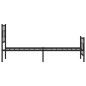 vidaXL Bettgestell mit Kopf- und Fußteil Metall Schwarz 75x190 cm vidaXL Bettgestell mit Kopf- und Fußteil Metall Schwarz 75x190 cm