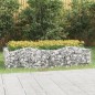 vidaXL Gabionen-Hochbeet mit Hochbogen 200x100x50 cm Verzinktes Eisen vidaXL Gabionen-Hochbeet mit Hochbogen 200x100x50 cm Verzinktes Eisen