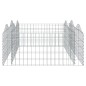 vidaXL Gabionen-Hochbeet mit Hochbogen 200x100x50 cm Verzinktes Eisen vidaXL Gabionen-Hochbeet mit Hochbogen 200x100x50 cm Verzinktes Eisen
