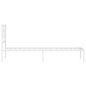 vidaXL Bettgestell mit Kopfteil Metall Weiß 75x190 cm vidaXL Bettgestell mit Kopfteil Metall Weiß 75x190 cm