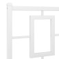 vidaXL Bettgestell mit Kopf- und Fußteil Metall Weiß 180x200 cm vidaXL Bettgestell mit Kopf- und Fußteil Metall Weiß 180x200 cm