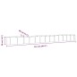vidaXL Hochbeet Pulverbeschichteter Stahl 512x80x36 cm Anthrazit vidaXL Hochbeet Pulverbeschichteter Stahl 512x80x36 cm Anthrazit