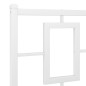 vidaXL Bettgestell mit Kopf- und Fußteil Metall Weiß 140x200 cm vidaXL Bettgestell mit Kopf- und Fußteil Metall Weiß 140x200 cm