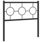 vidaXL Kopfteil Metall Schwarz 90 cm vidaXL Kopfteil Metall Schwarz 90 cm