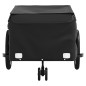 vidaXL Fahrradanhänger Schwarz 45 kg Eisen vidaXL Fahrradanhänger Schwarz 45 kg Eisen