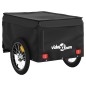 vidaXL Fahrradanhänger Schwarz 45 kg Eisen vidaXL Fahrradanhänger Schwarz 45 kg Eisen