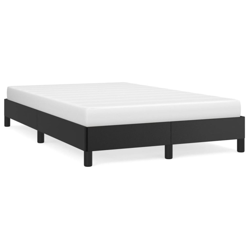 vidaXL Bettgestell Schwarz 120x190 cm Kunstleder vidaXL Bettgestell Schwarz 120x190 cm Kunstleder