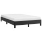 vidaXL Bettgestell Schwarz 120x190 cm Kunstleder vidaXL Bettgestell Schwarz 120x190 cm Kunstleder