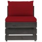 vidaXL 11-tlg. Garten-Lounge-Set mit Kissen Grau Imprägniertes Holz vidaXL 11-tlg. Garten-Lounge-Set mit Kissen Grau Imprägniertes Holz