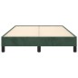 vidaXL Bettgestell Dunkelgrün 120x190 cm Samt vidaXL Bettgestell Dunkelgrün 120x190 cm Samt