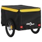 vidaXL Fahrradanhänger Schwarz und Gelb 30 kg Eisen vidaXL Fahrradanhänger Schwarz und Gelb 30 kg Eisen