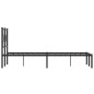 vidaXL Bettgestell mit Kopfteil Metall Schwarz 120x200 cm vidaXL Bettgestell mit Kopfteil Metall Schwarz 120x200 cm