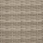 vidaXL Sonnenliege mit Dach und Kissen Hellgrau Poly Rattan vidaXL Sonnenliege mit Dach und Kissen Hellgrau Poly Rattan