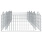 vidaXL Gabionen-Hochbeet mit Hochbogen 400x100x50 cm Verzinktes Eisen vidaXL Gabionen-Hochbeet mit Hochbogen 400x100x50 cm Verzinktes Eisen