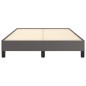 vidaXL Bettgestell Grau 120x190 cm Kunstleder vidaXL Bettgestell Grau 120x190 cm Kunstleder