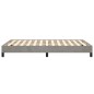 vidaXL Bettgestell Hellgrau 120x190 cm Samt vidaXL Bettgestell Hellgrau 120x190 cm Samt