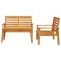 vidaXL 3-tlg. Garten-Lounge-Set Massivholz Akazie vidaXL 3-tlg. Garten-Lounge-Set Massivholz Akazie