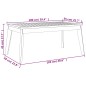 vidaXL 3-tlg. Garten-Lounge-Set Massivholz Akazie vidaXL 3-tlg. Garten-Lounge-Set Massivholz Akazie