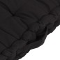 Palettenkissen 5-tlg. Schwarz Baumwolle Palettenkissen 5-tlg. Schwarz Baumwolle