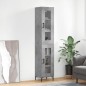 Highboard Betongrau 34,5x34x180 cm Holzwerkstoff Highboard Betongrau 34,5x34x180 cm Holzwerkstoff