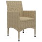 3-tlg. Garten-Essgruppe Beige 3-tlg. Garten-Essgruppe Beige