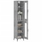 Highboard Betongrau 34,5x34x180 cm Holzwerkstoff Highboard Betongrau 34,5x34x180 cm Holzwerkstoff