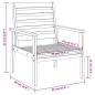 vidaXL 5-tlg. Garten-Lounge-Set Massivholz Akazie vidaXL 5-tlg. Garten-Lounge-Set Massivholz Akazie