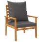 vidaXL 3-tlg. Garten-Lounge-Set mit Kissen Massivholz Akazie vidaXL 3-tlg. Garten-Lounge-Set mit Kissen Massivholz Akazie