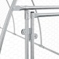 vidaXL Hühnerkäfig Silbern 300x105x120 cm Verzinkter Stahl vidaXL Hühnerkäfig Silbern 300x105x120 cm Verzinkter Stahl